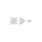 Sharp Spark Diamond Stud Earrings 18 KT / White Gold