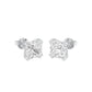 Sharp Spark Diamond Stud Earrings 18 KT / White Gold