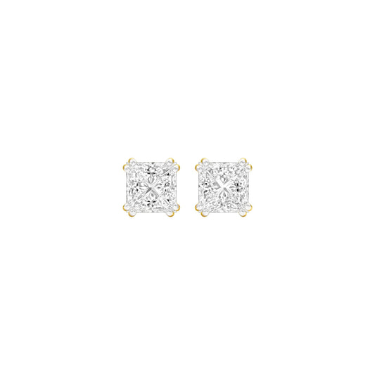 Sharp Spark Diamond Stud Earrings 18 KT / Yellow Gold
