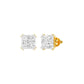 Sharp Spark Diamond Stud Earrings 18 KT / Yellow Gold