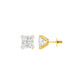 Sharp Spark Diamond Stud Earrings 18 KT / Yellow Gold