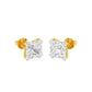 Sharp Spark Diamond Stud Earrings 18 KT / Yellow Gold
