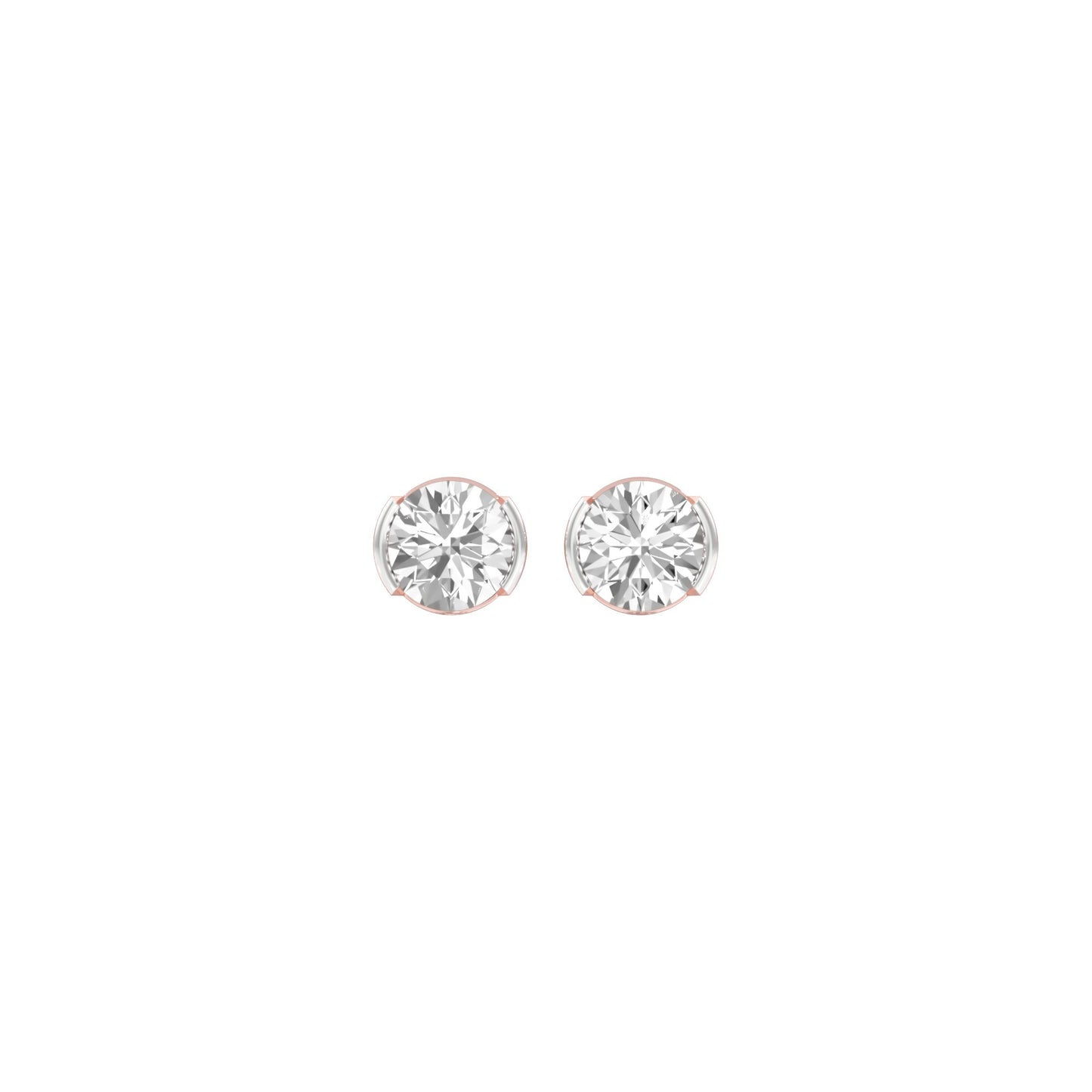 North Starlets Diamond Stud Earrings 18 KT / Rose Gold