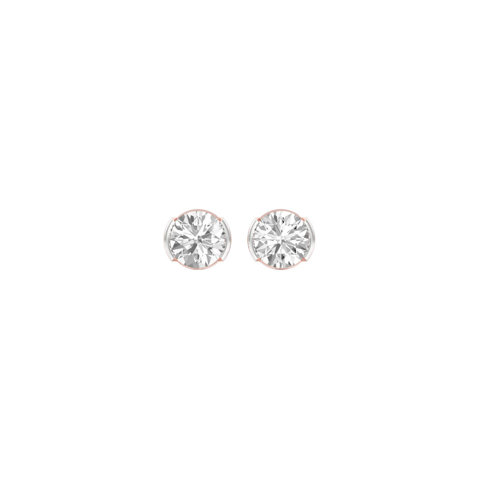 North Starlets Diamond Stud Earrings 18 KT / Rose Gold