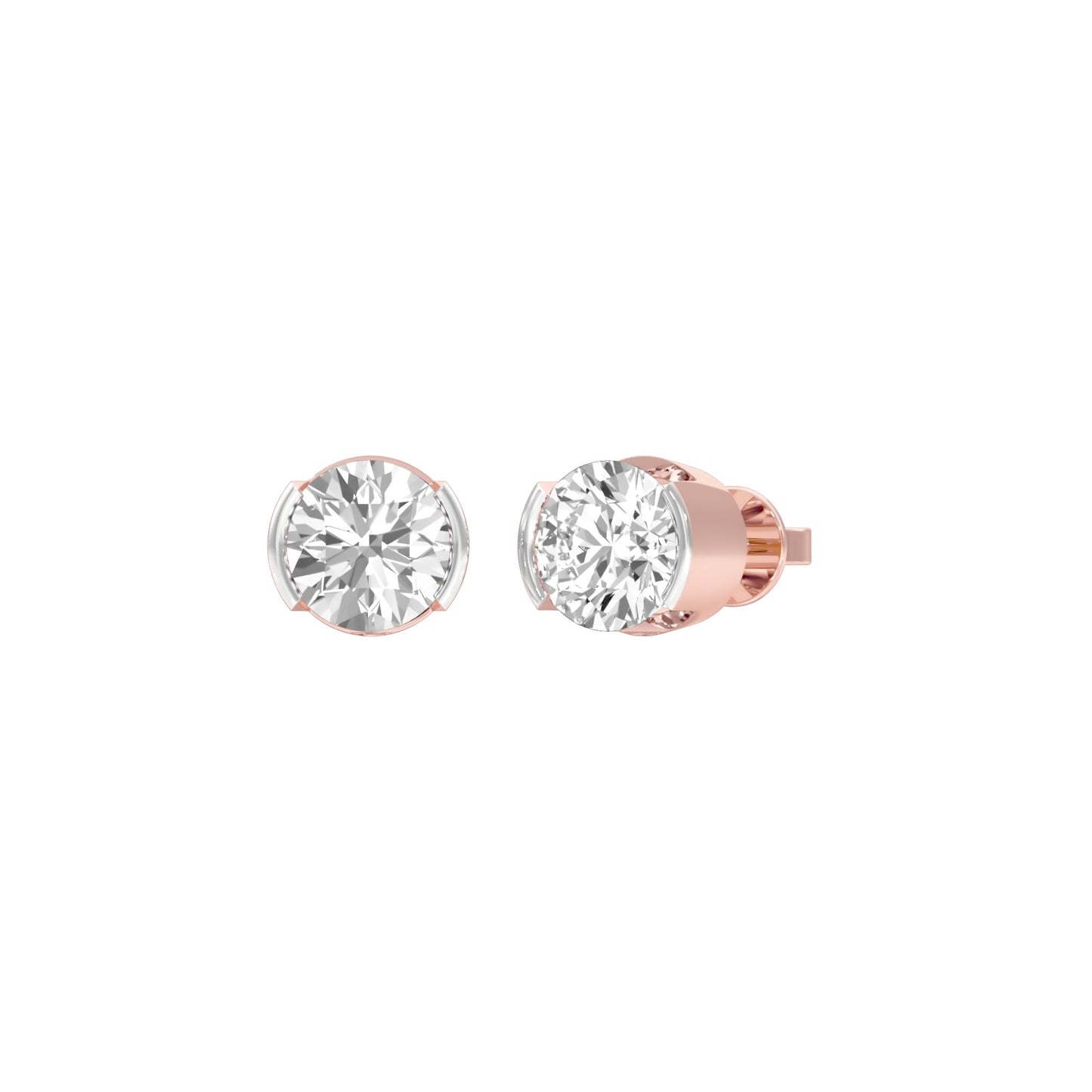 North Starlets Diamond Stud Earrings 18 KT / Rose Gold