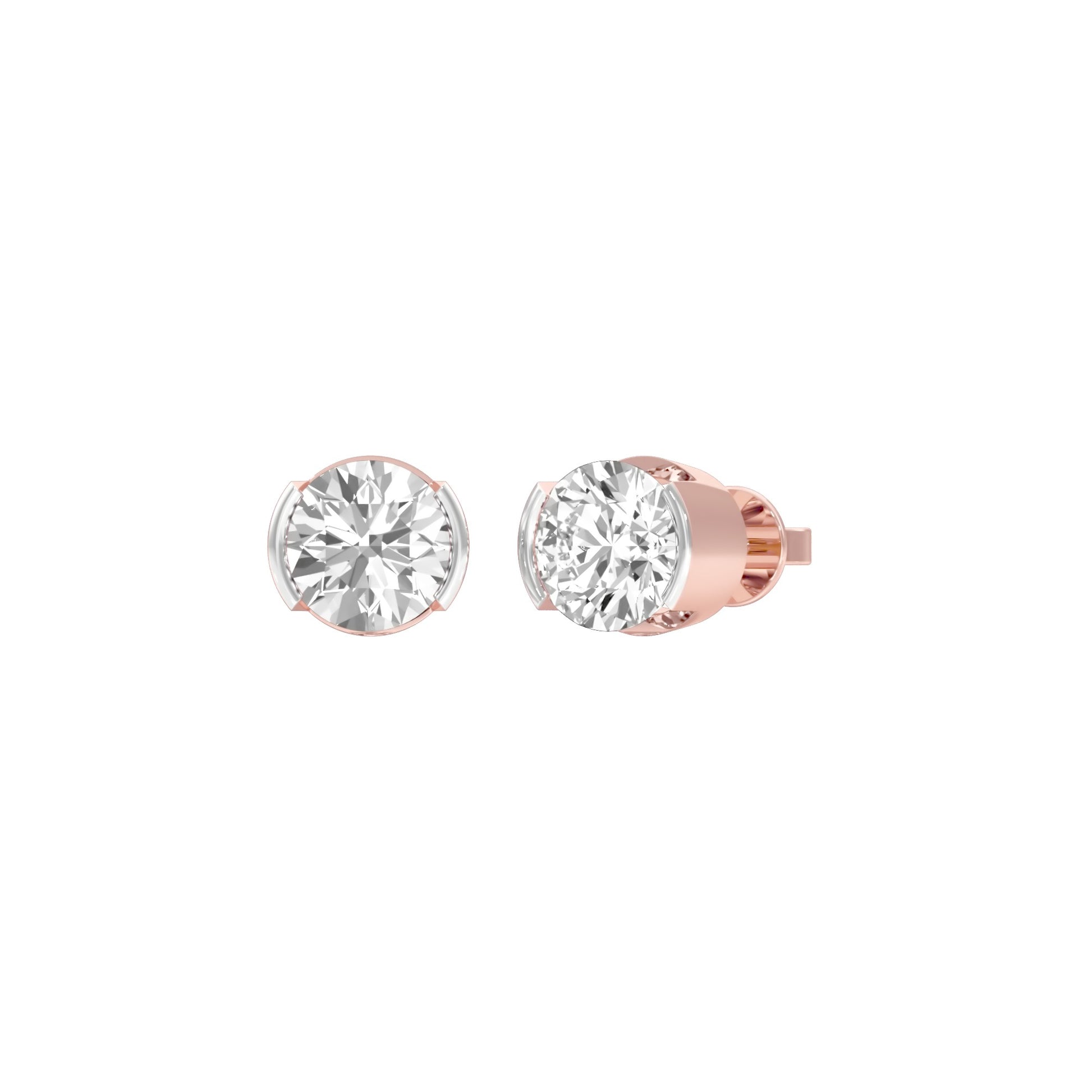 North Starlets Diamond Stud Earrings 18 KT / Rose Gold