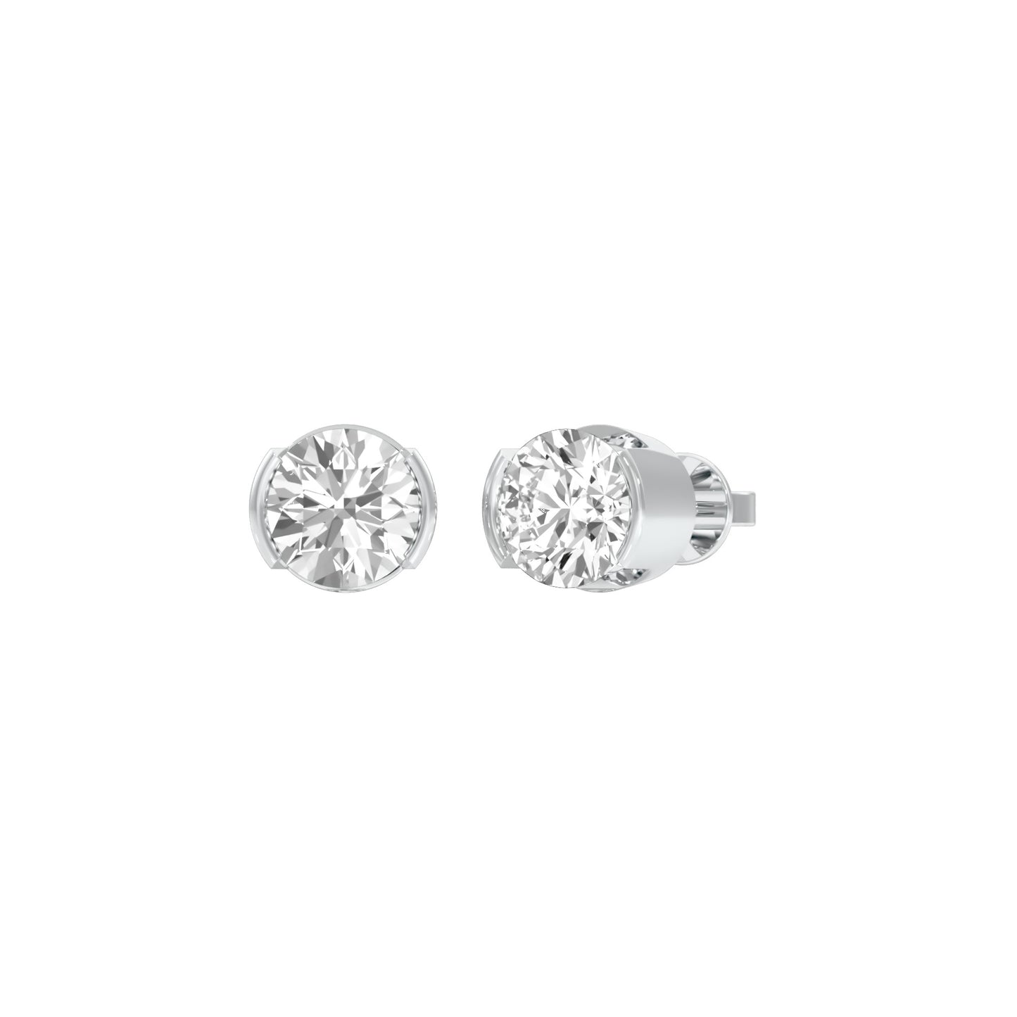 North Starlets Diamond Stud Earrings 18 KT / White Gold