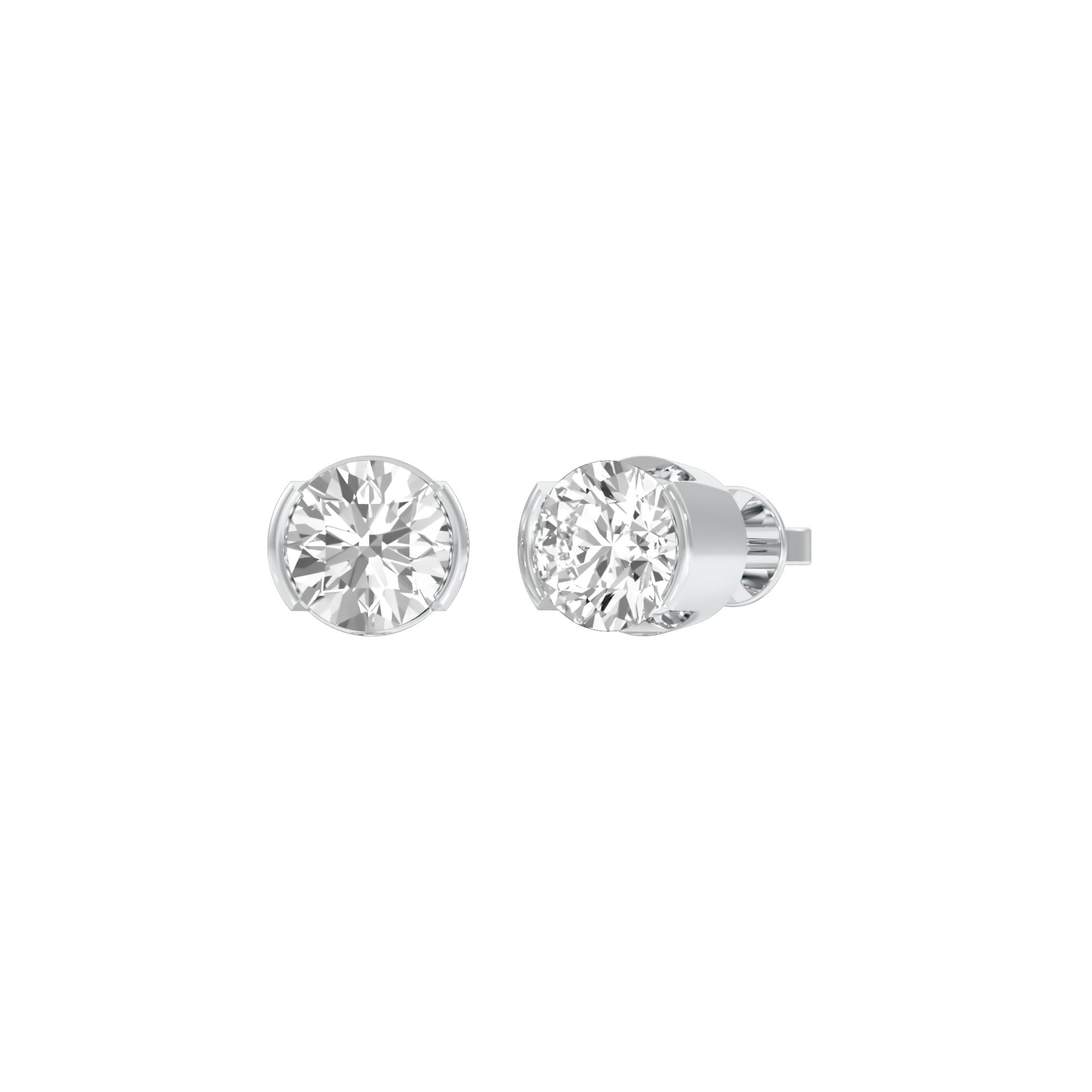 North Starlets Diamond Stud Earrings 18 KT / White Gold