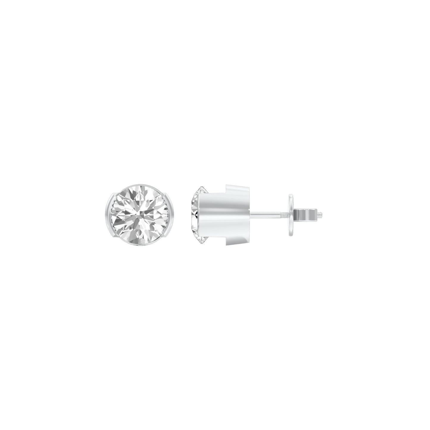 North Starlets Diamond Stud Earrings 18 KT / White Gold