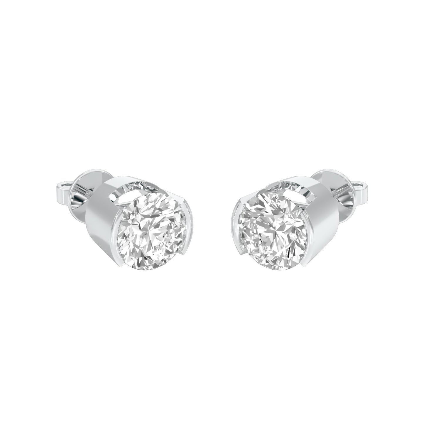 North Starlets Diamond Stud Earrings 18 KT / White Gold