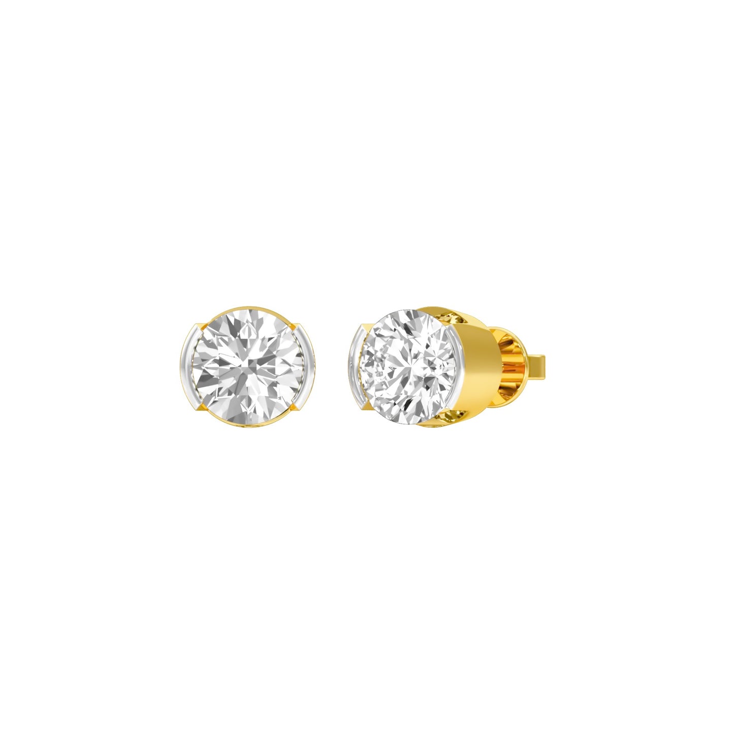 North Starlets Diamond Stud Earrings 18 KT / Yellow Gold