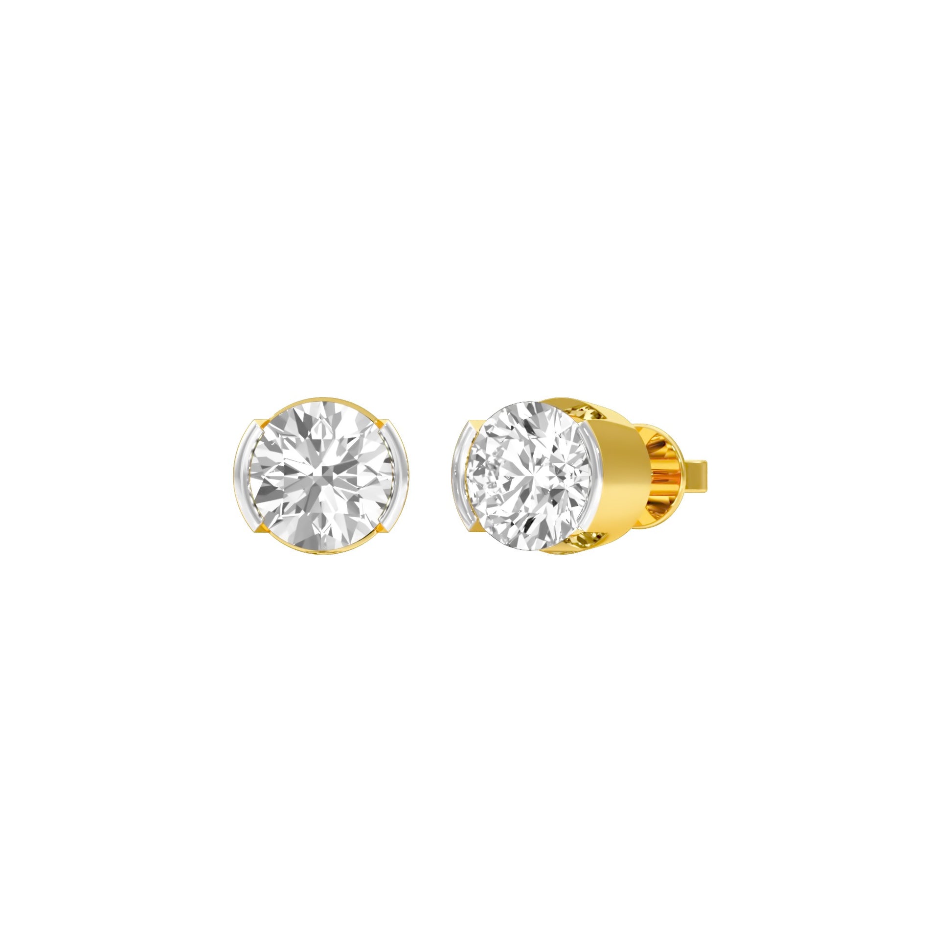 North Starlets Diamond Stud Earrings 18 KT / Yellow Gold