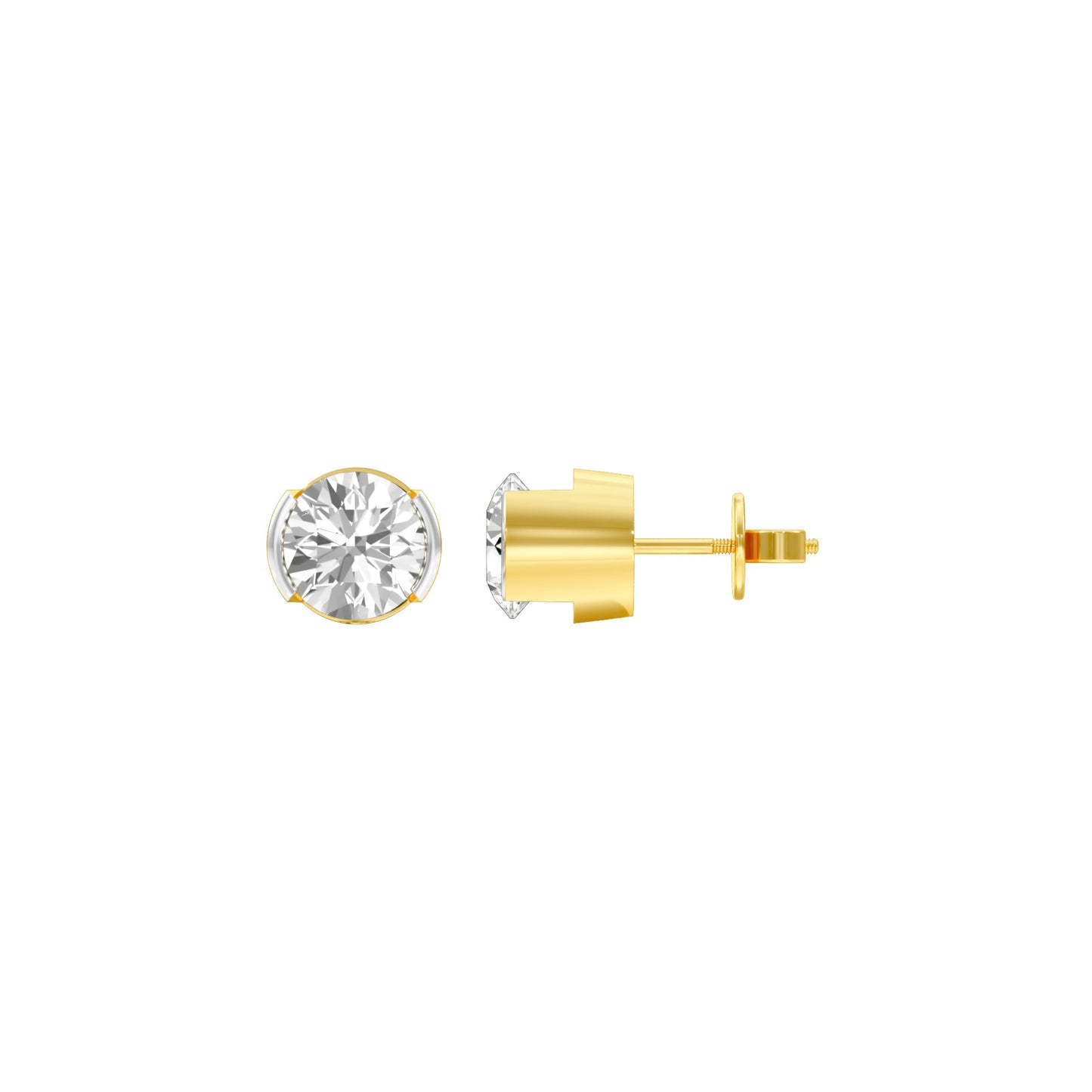 North Starlets Diamond Stud Earrings 18 KT / Yellow Gold
