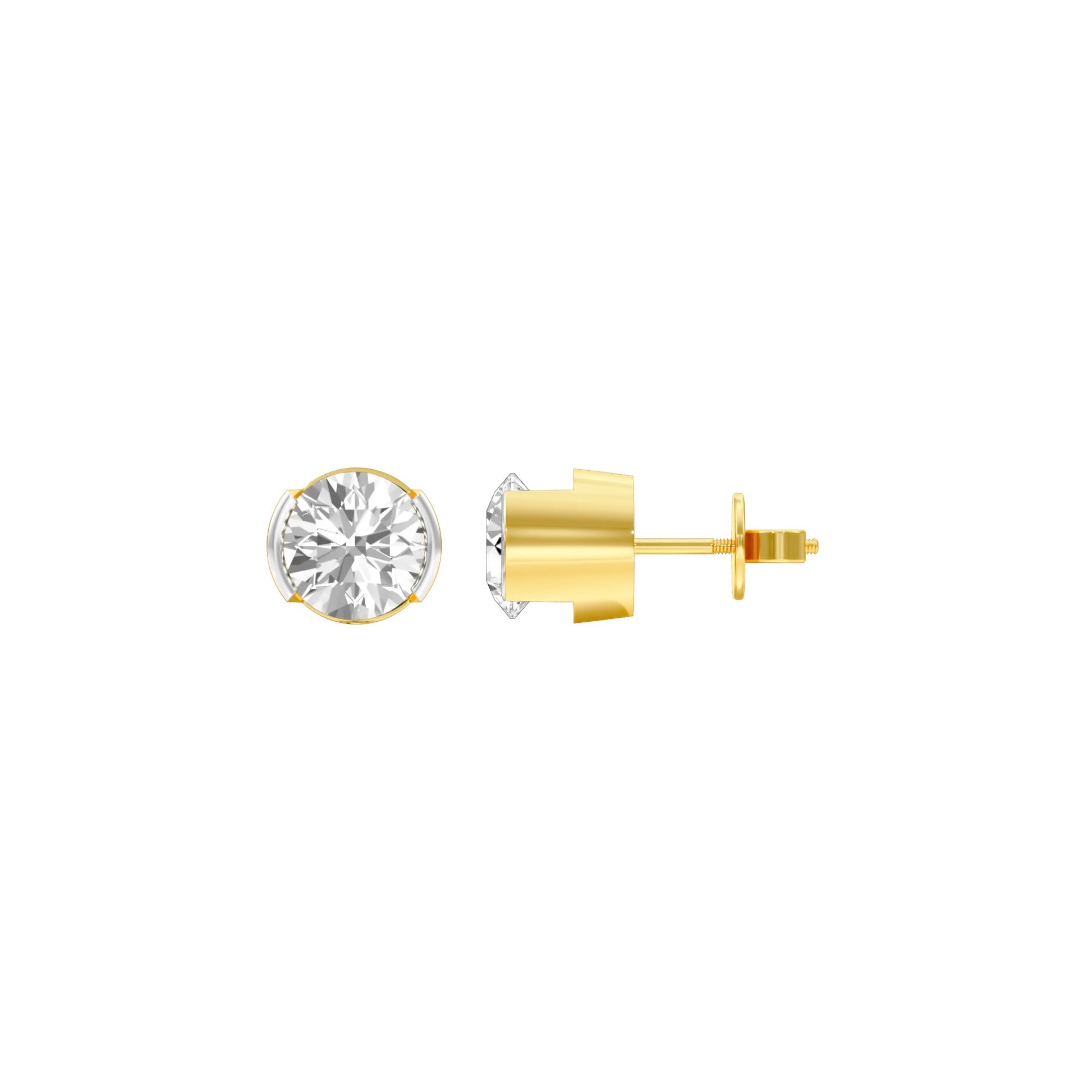 North Starlets Diamond Stud Earrings 18 KT / Yellow Gold