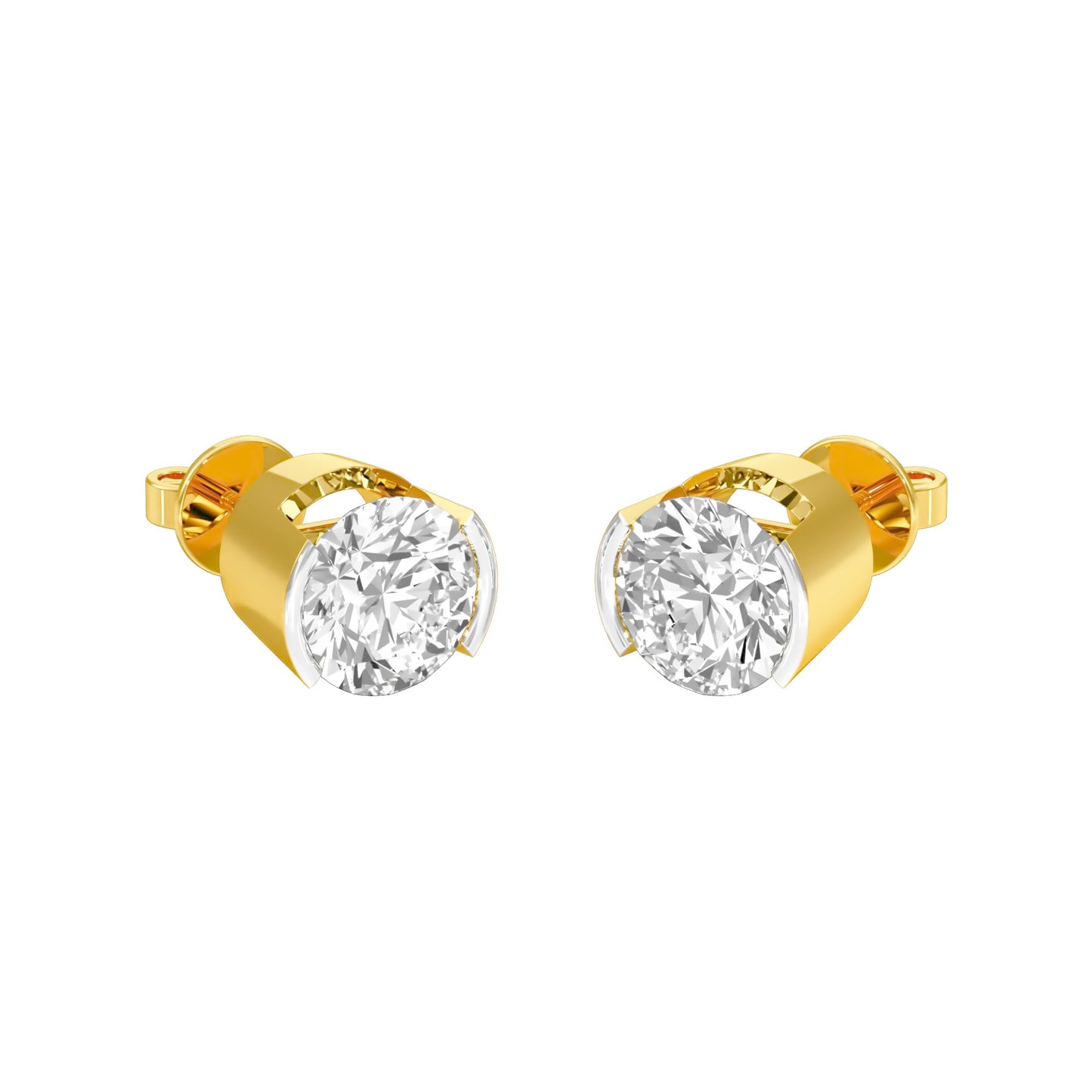 North Starlets Diamond Stud Earrings 18 KT / Yellow Gold