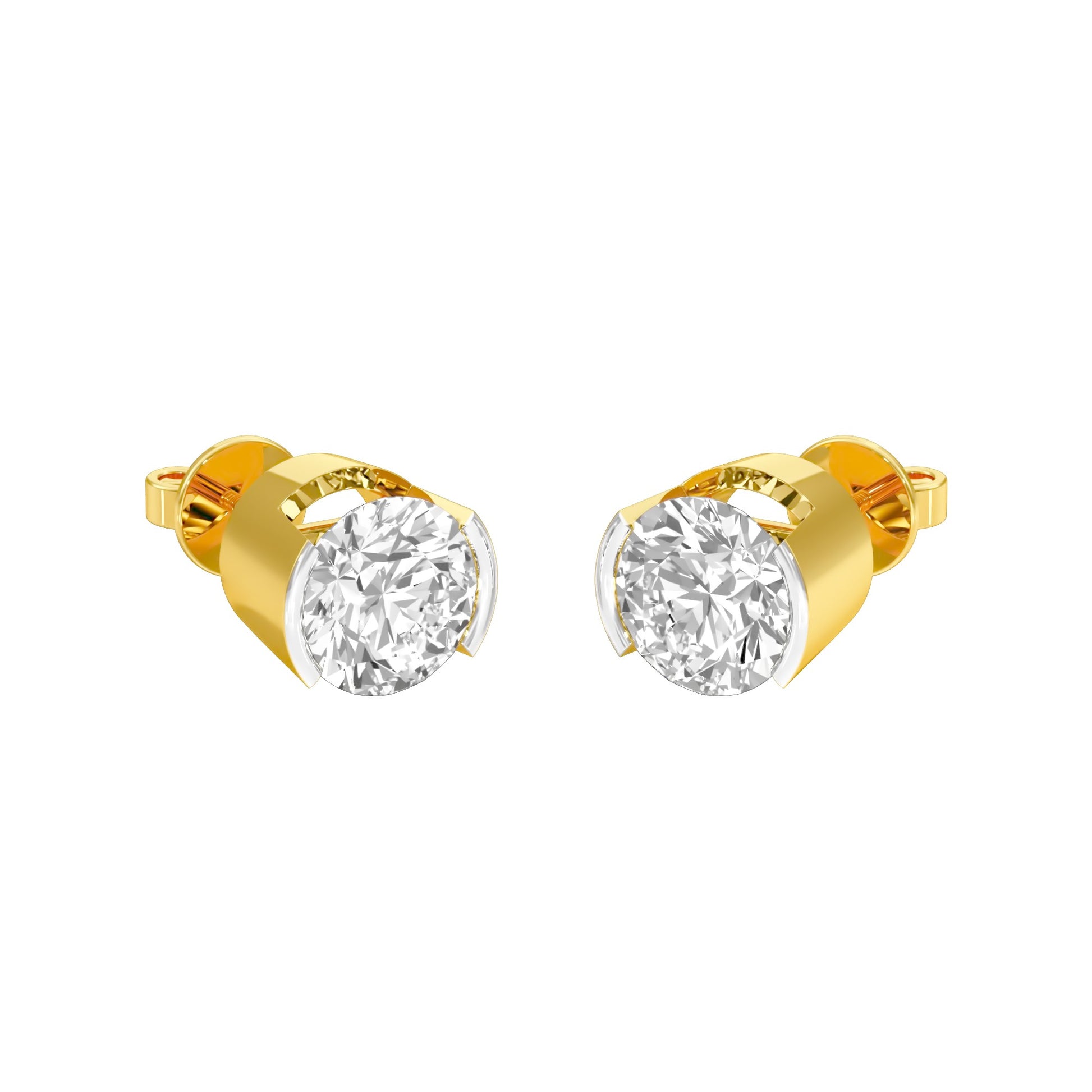 North Starlets Diamond Stud Earrings 18 KT / Yellow Gold
