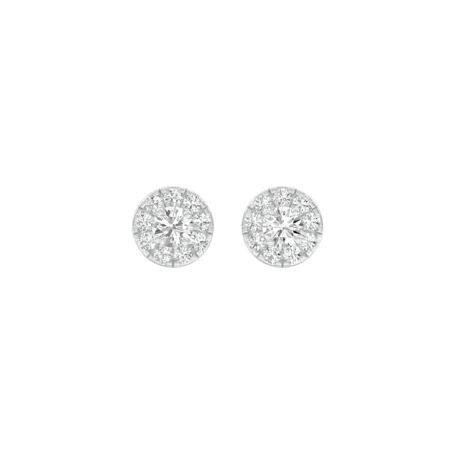 Supernova Minis Diamond Stud Earrings 18 KT / White Gold