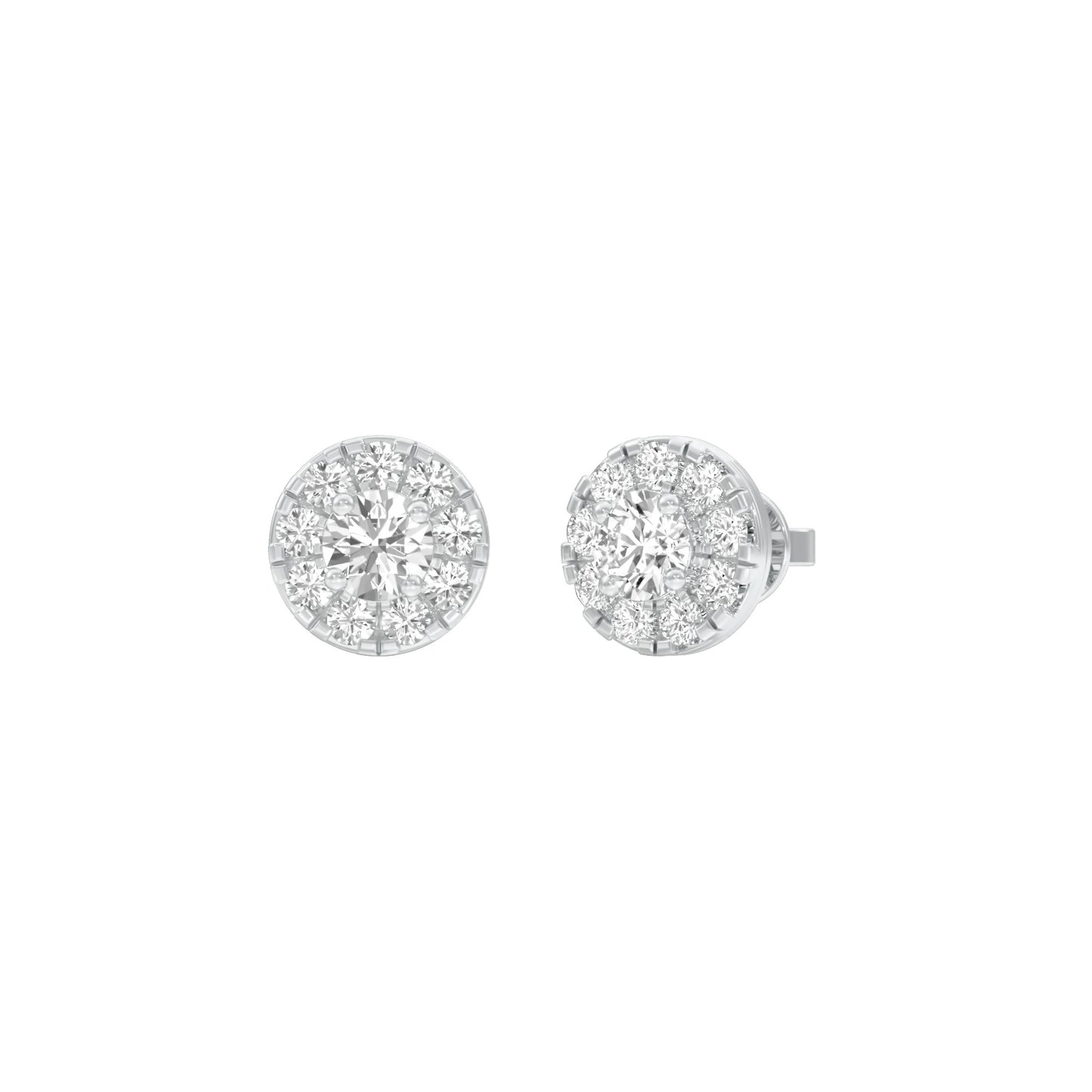 Supernova Minis Diamond Stud Earrings 18 KT / White Gold