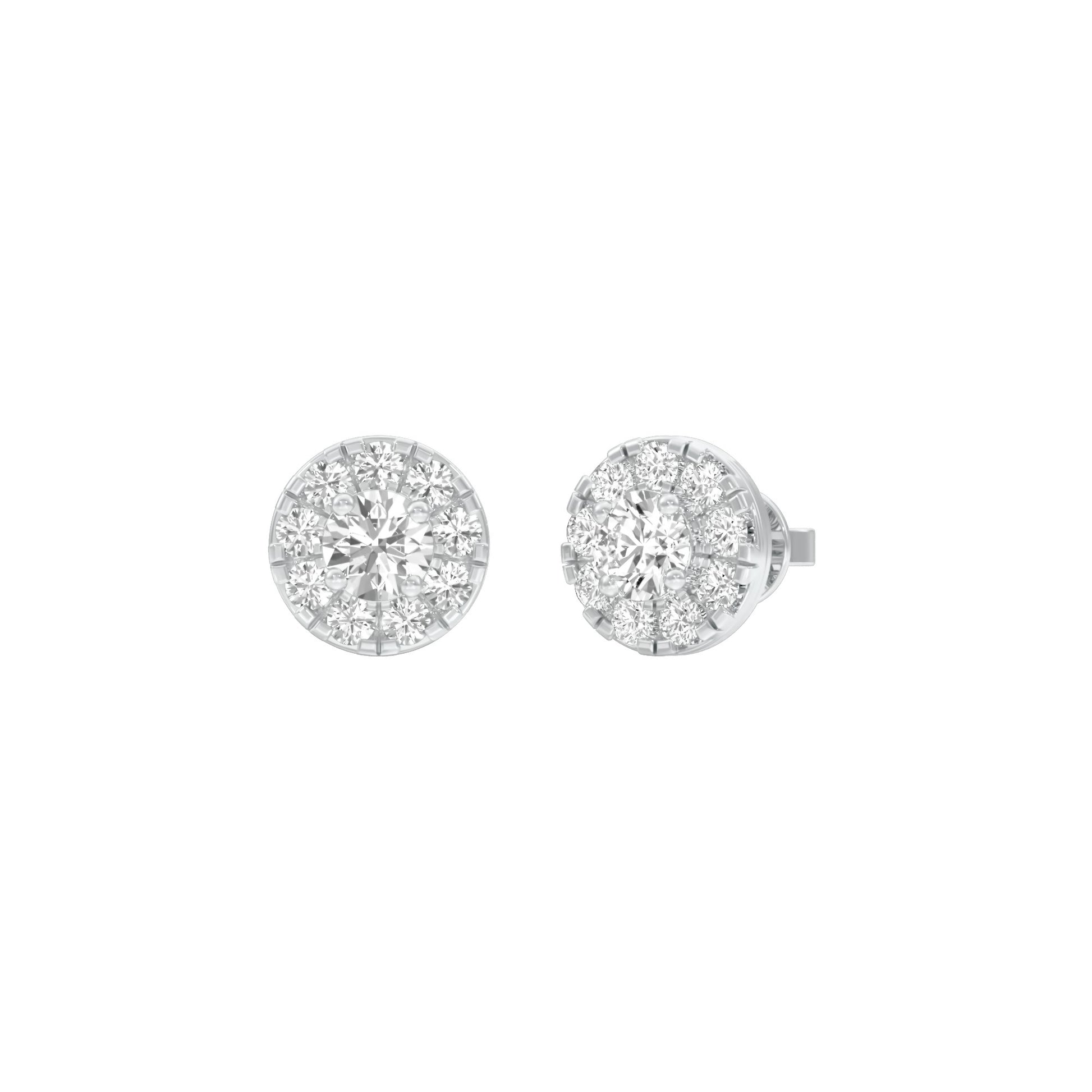 Supernova Minis Diamond Stud Earrings 18 KT / White Gold