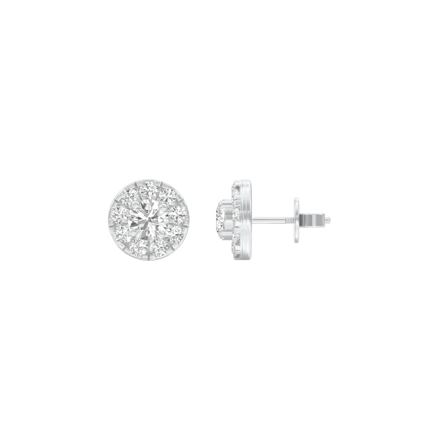 Supernova Minis Diamond Stud Earrings 18 KT / White Gold