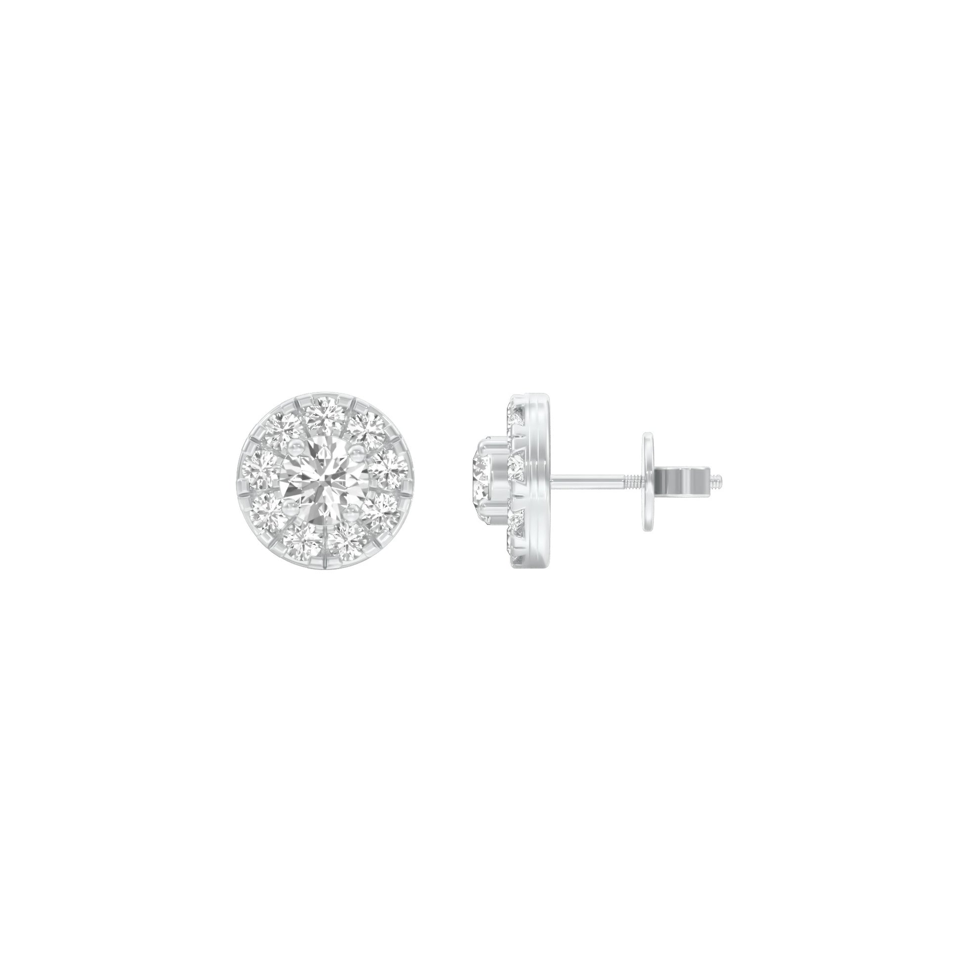 Supernova Minis Diamond Stud Earrings 18 KT / White Gold
