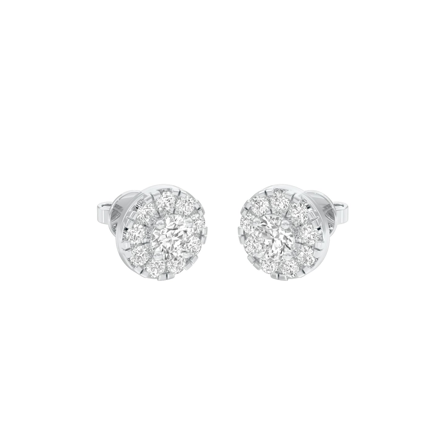 Supernova Minis Diamond Stud Earrings 18 KT / White Gold