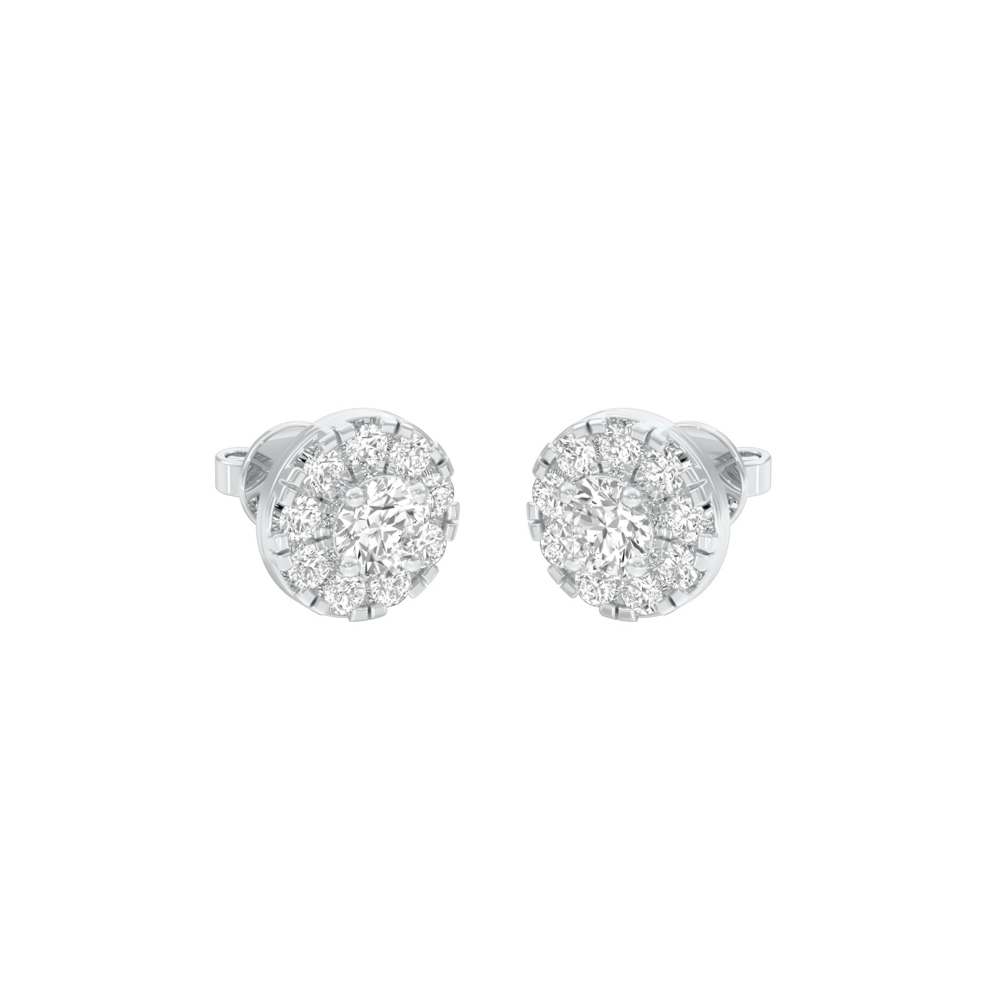 Supernova Minis Diamond Stud Earrings 18 KT / White Gold
