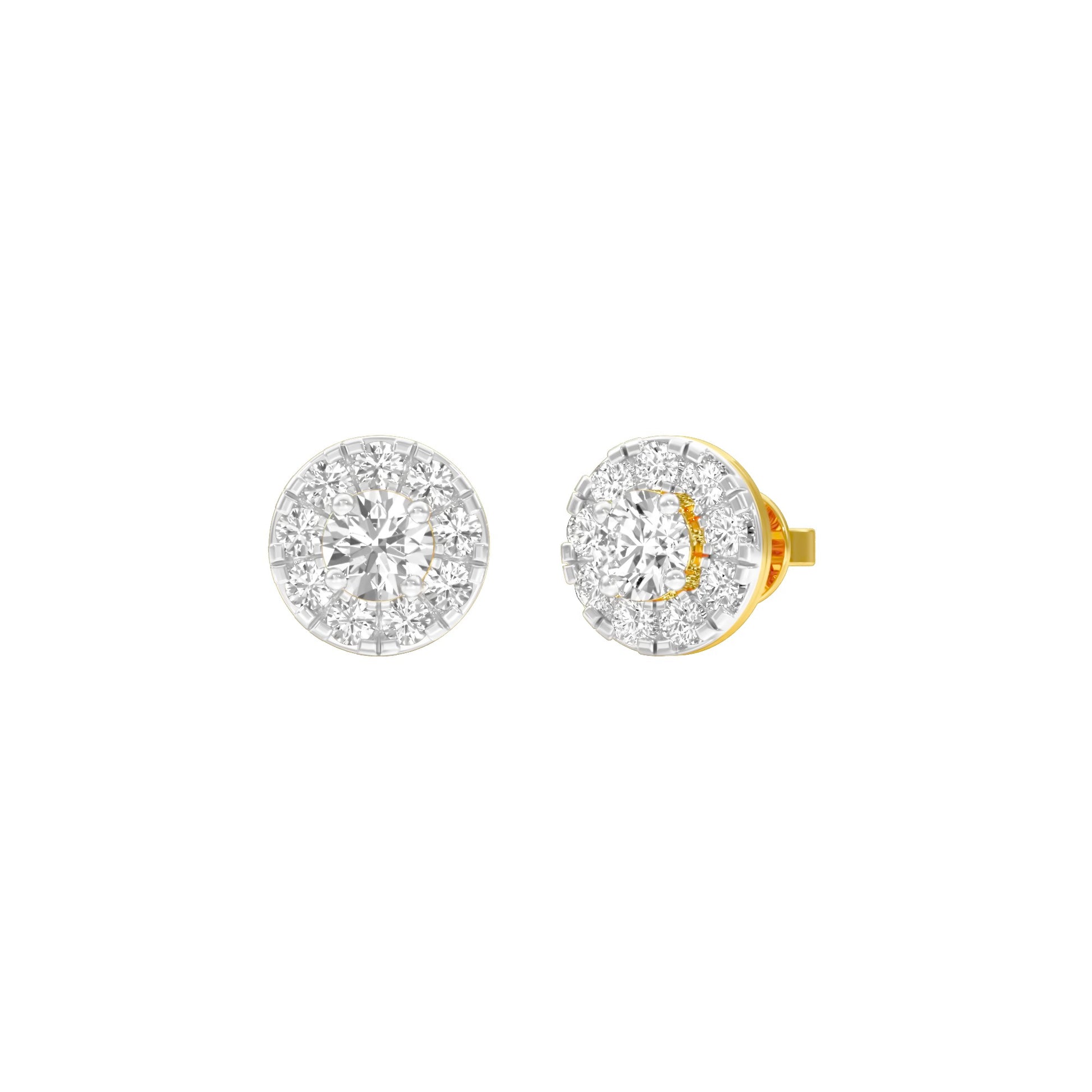 Supernova Minis Diamond Stud Earrings 18 KT / Yellow Gold