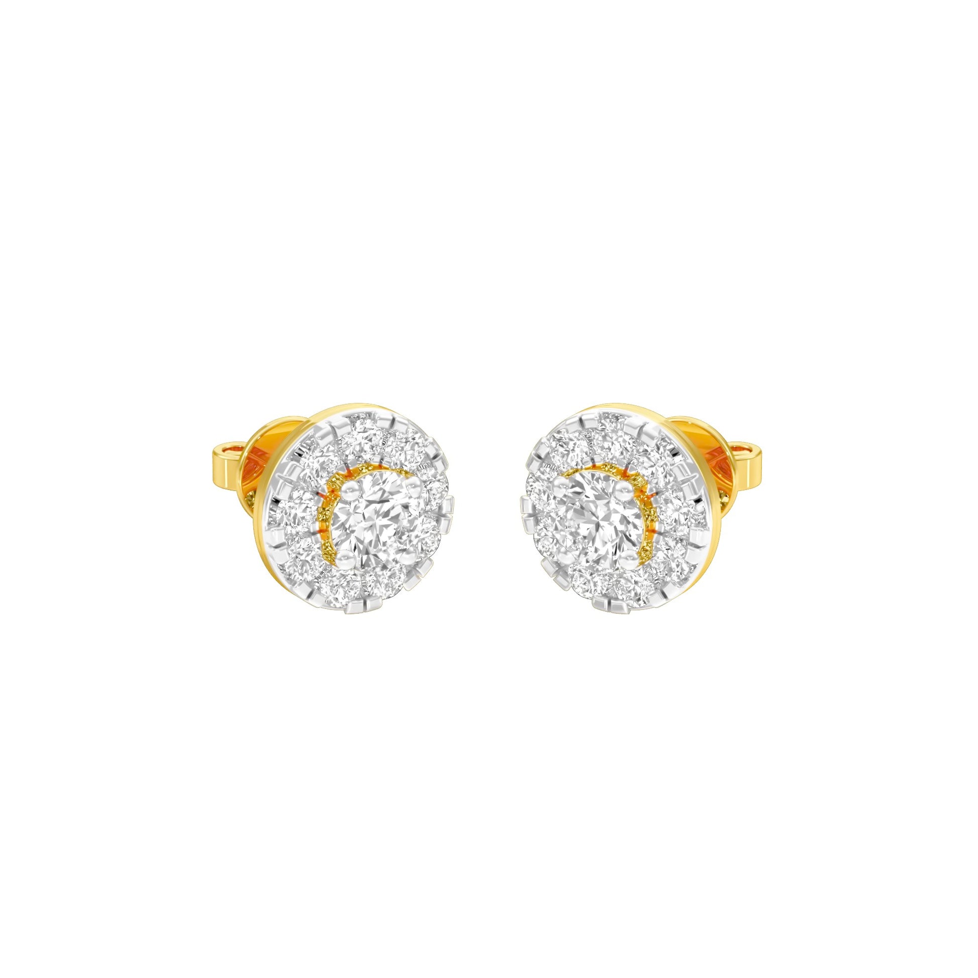 Supernova Minis Diamond Stud Earrings 18 KT / Yellow Gold