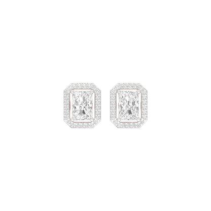 Crush Cuts Diamond Stud Earrings 18 KT / Rose Gold