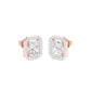 Crush Cuts Diamond Stud Earrings 18 KT / Rose Gold