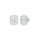Crush Cuts Diamond Stud Earrings 18 KT / White Gold