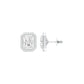 Crush Cuts Diamond Stud Earrings 18 KT / White Gold