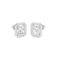 Crush Cuts Diamond Stud Earrings 18 KT / White Gold
