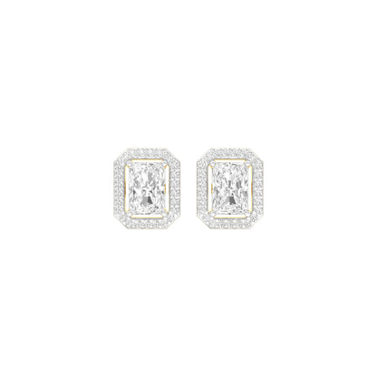 Crush Cuts Diamond Stud Earrings 18 KT / Yellow Gold