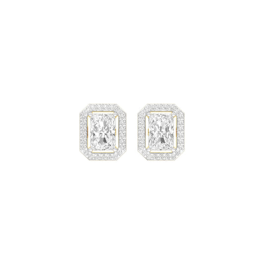 Crush Cuts Diamond Stud Earrings 18 KT / Yellow Gold