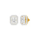 Crush Cuts Diamond Stud Earrings 18 KT / Yellow Gold