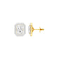 Crush Cuts Diamond Stud Earrings 18 KT / Yellow Gold