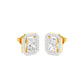 Crush Cuts Diamond Stud Earrings 18 KT / Yellow Gold