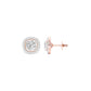 Little Luxe Diamond Stud Earrings 18 KT / Rose Gold