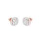 Little Luxe Diamond Stud Earrings 18 KT / Rose Gold