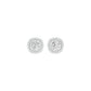 Little Luxe Diamond Stud Earrings 18 KT / White Gold