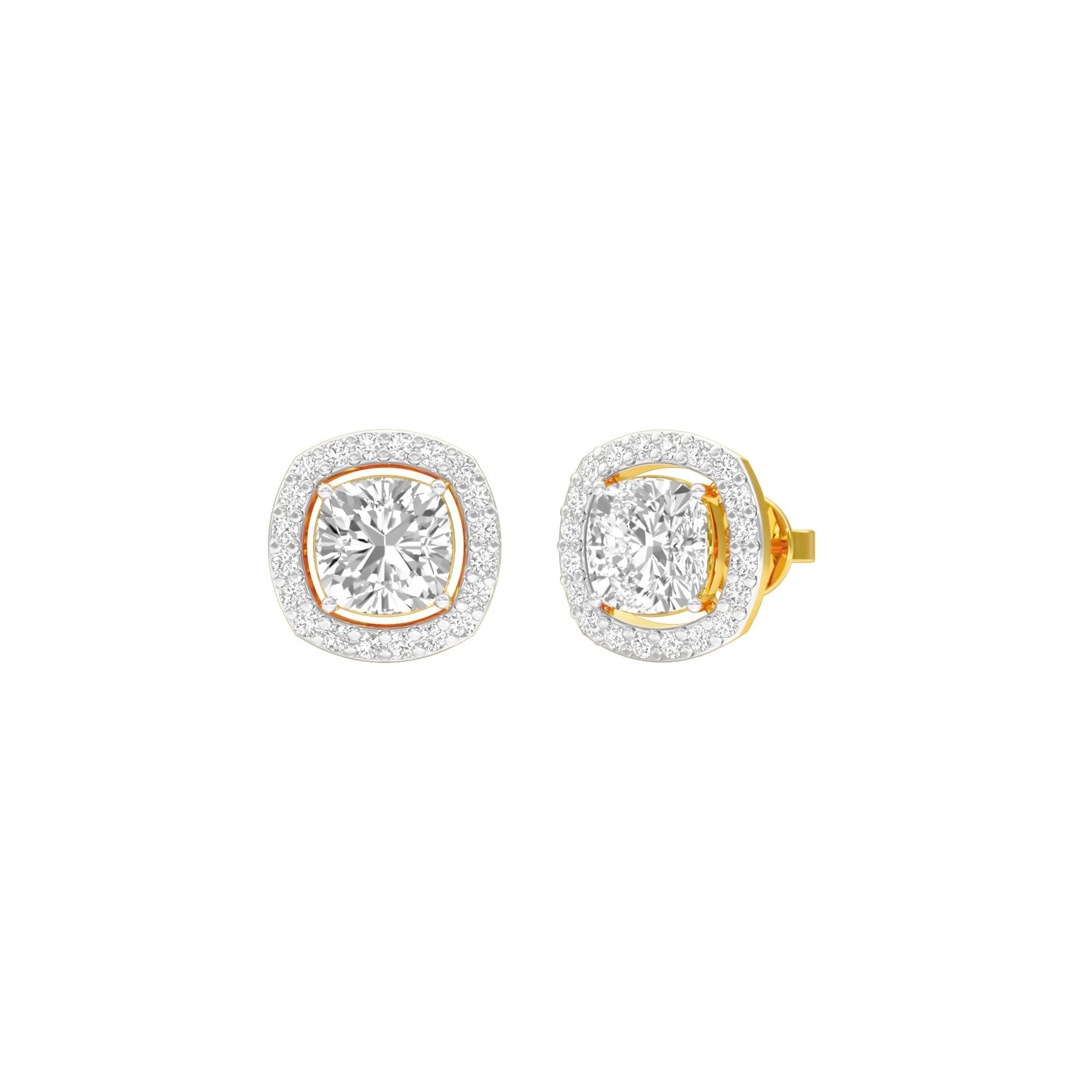 Little Luxe Diamond Stud Earrings 18 KT / Yellow Gold