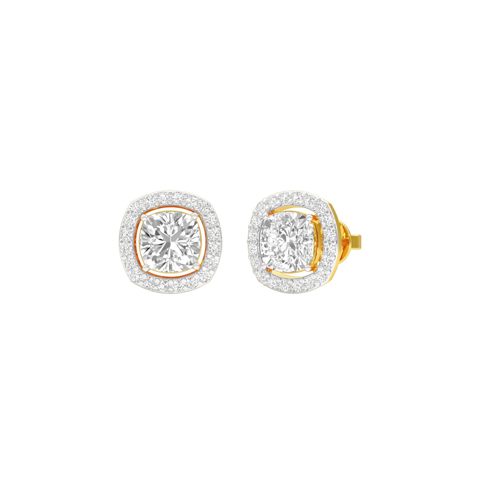 Little Luxe Diamond Stud Earrings 18 KT / Yellow Gold