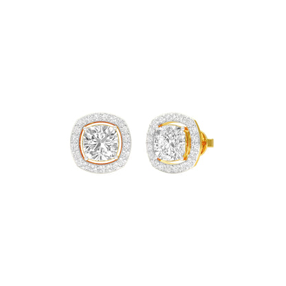 Little Luxe Diamond Stud Earrings 18 KT / Yellow Gold