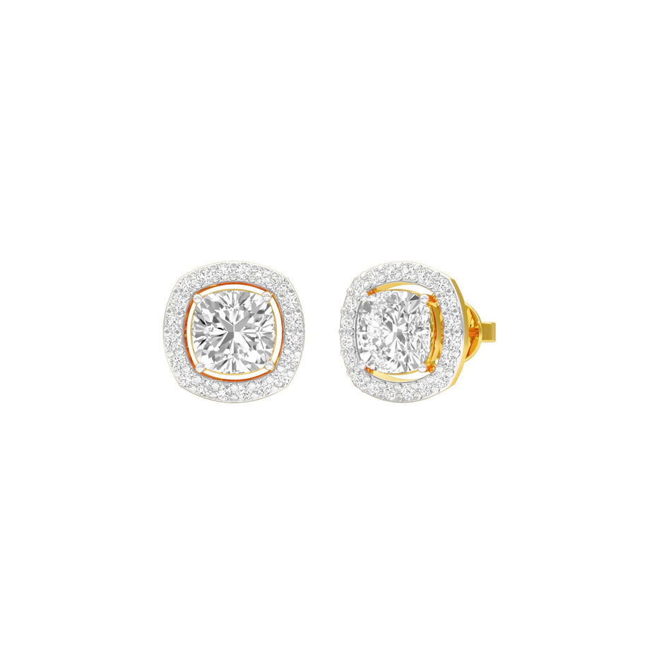 Little Luxe Diamond Stud Earrings 18 KT / Yellow Gold