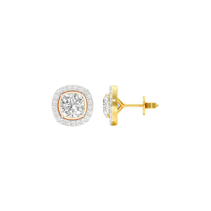 Little Luxe Diamond Stud Earrings 18 KT / Yellow Gold
