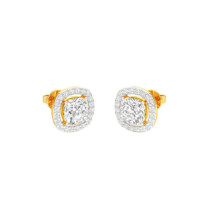 Little Luxe Diamond Stud Earrings 18 KT / Yellow Gold