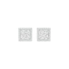 Frames of Halo Diamond Stud Earrings 18 KT / White Gold