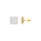 Frames of Halo Diamond Stud Earrings 18 KT / Yellow Gold